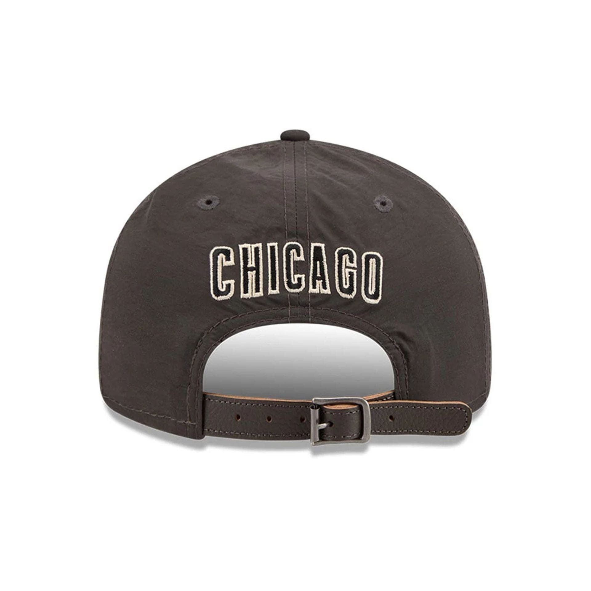 Pictured is this MLB Nylon Chicago Cubs Retro Crown 9FIFTY cap in black. 2