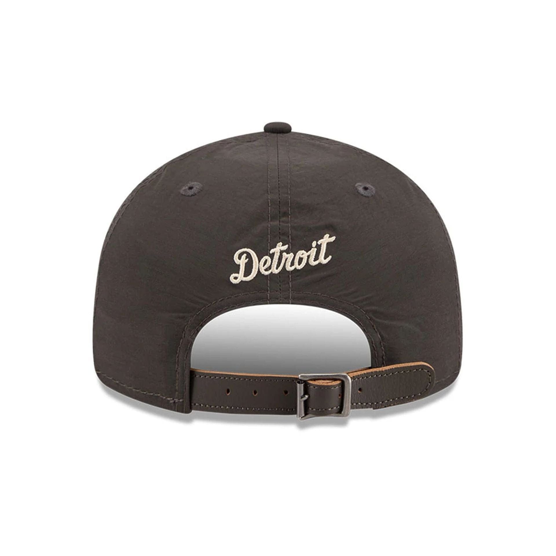 Pictured is this MLB Nylon Detroit Tigers Retro Crown 9FIFTY cap in black. 2
