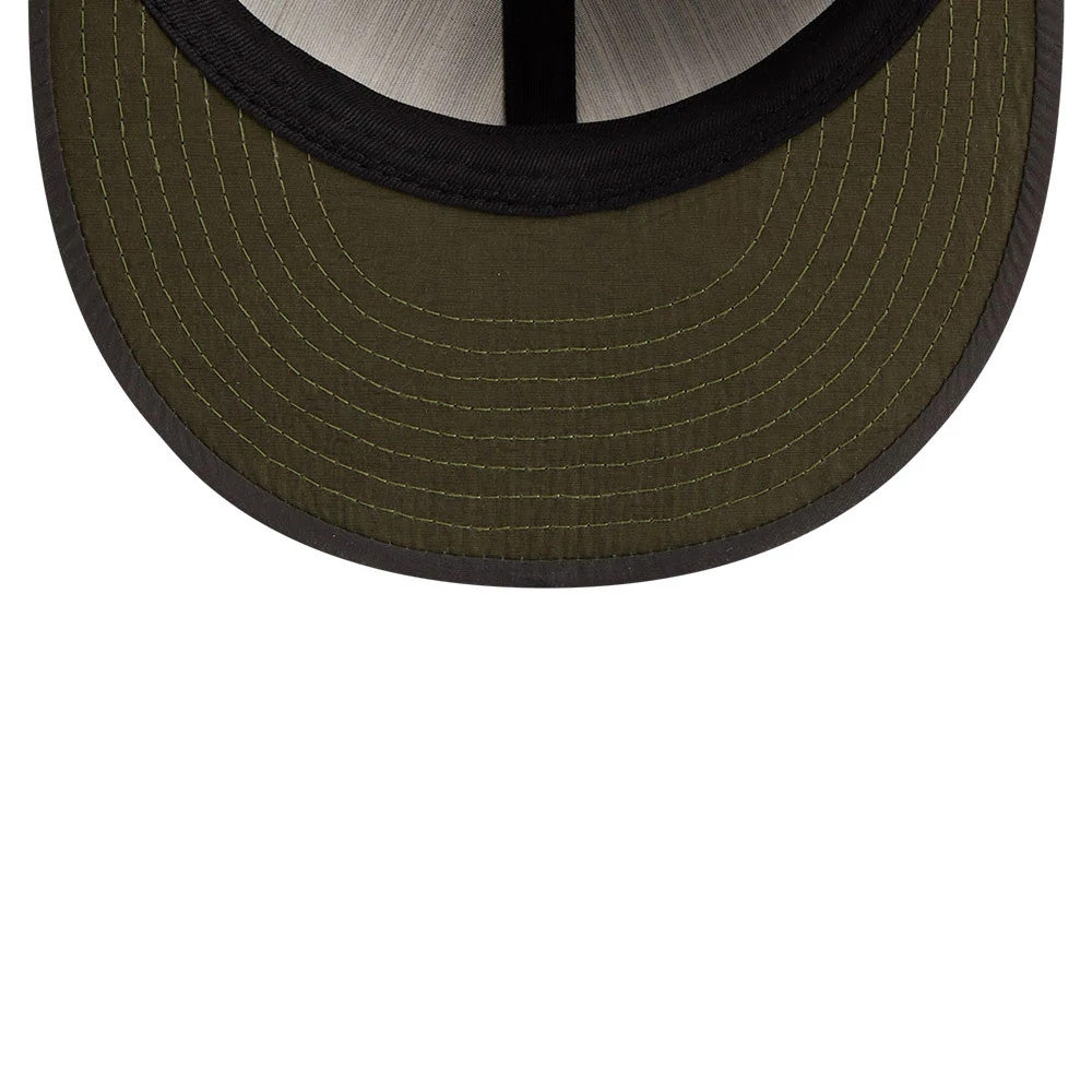 Pictured is this MLB Nylon Detroit Tigers Retro Crown 9FIFTY cap in black. 7
