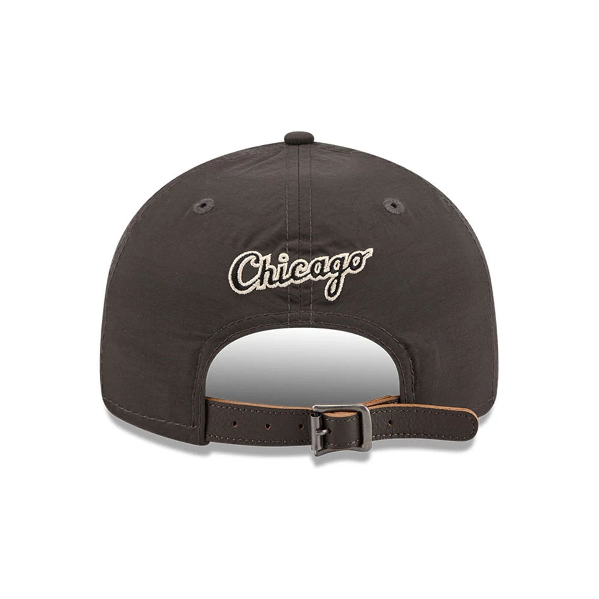 Pictured is this MLB Nylon Chicago White Sox Retro Crown 9FIFTY cap in black. 2