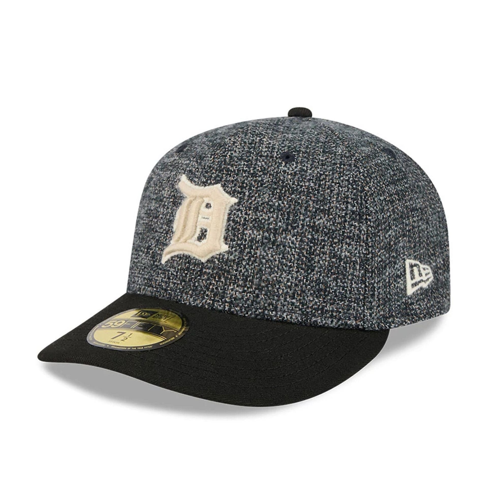 Pictured is this MLB Tweedy Cotton LA Dodgers 59FIFTY Fitted cap in black. 1