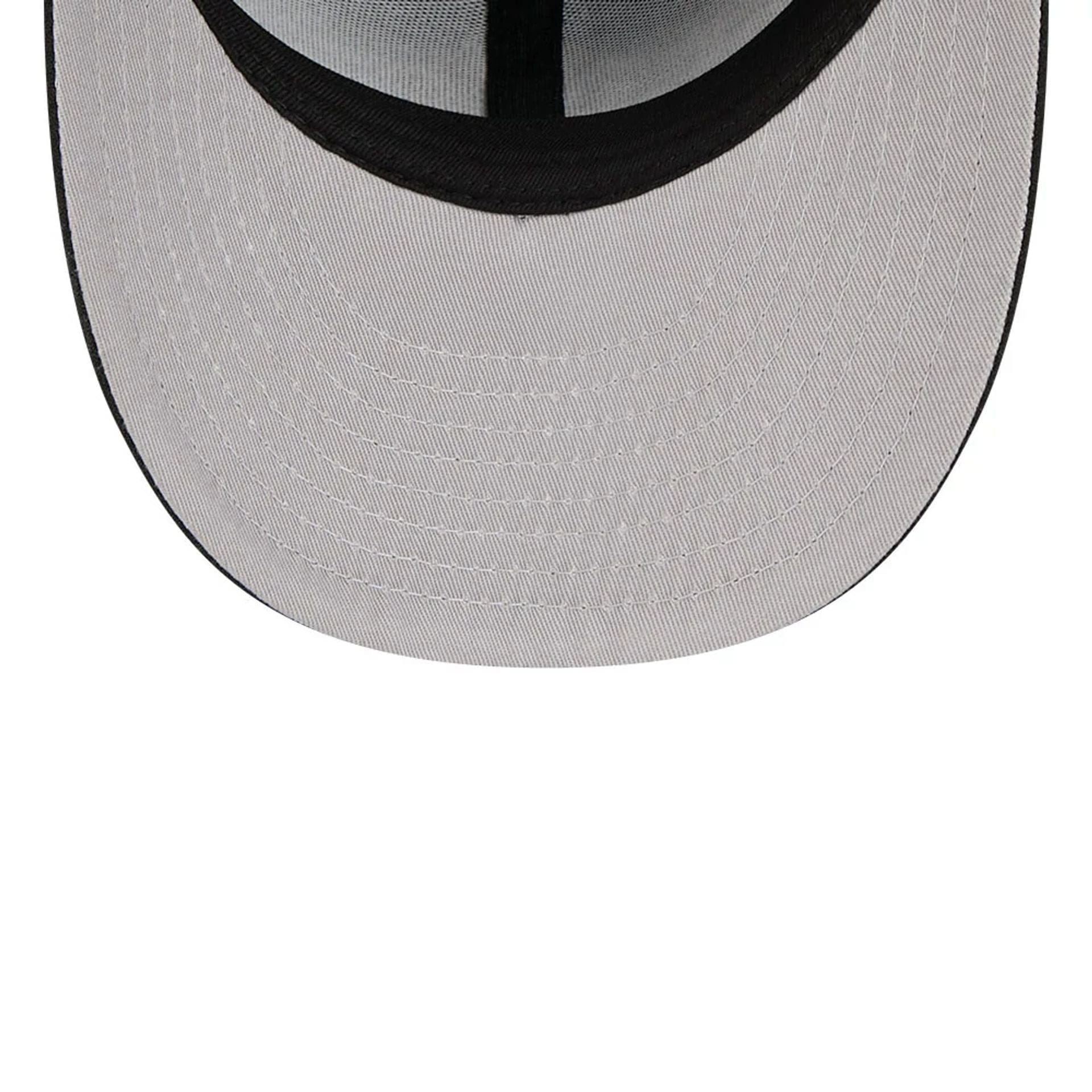 Pictured is this MLB Tweedy Cotton New York Yankees 59FIFTY Fitted cap in black. 2