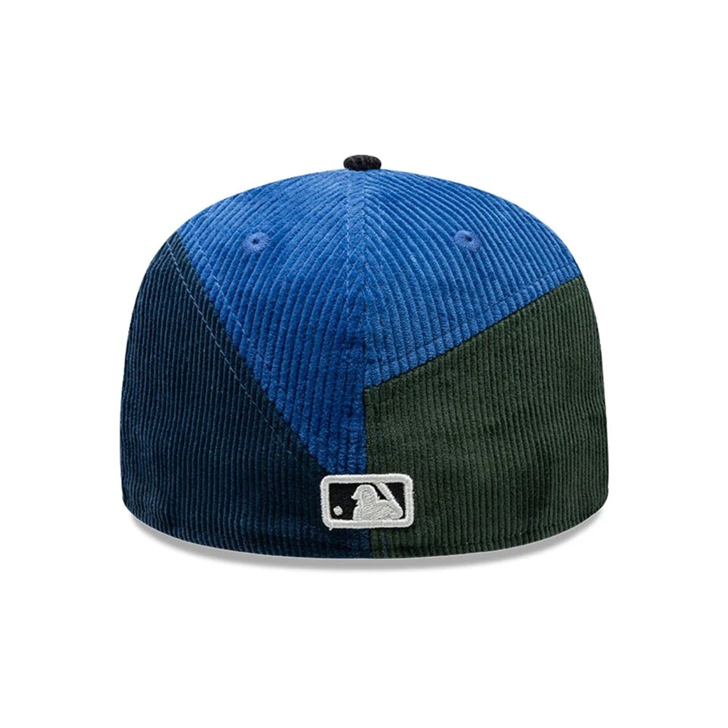 Pictured is this MLB Patchwork LA Dodgers 59FIFTY Fitted cap in dark blue. 6
