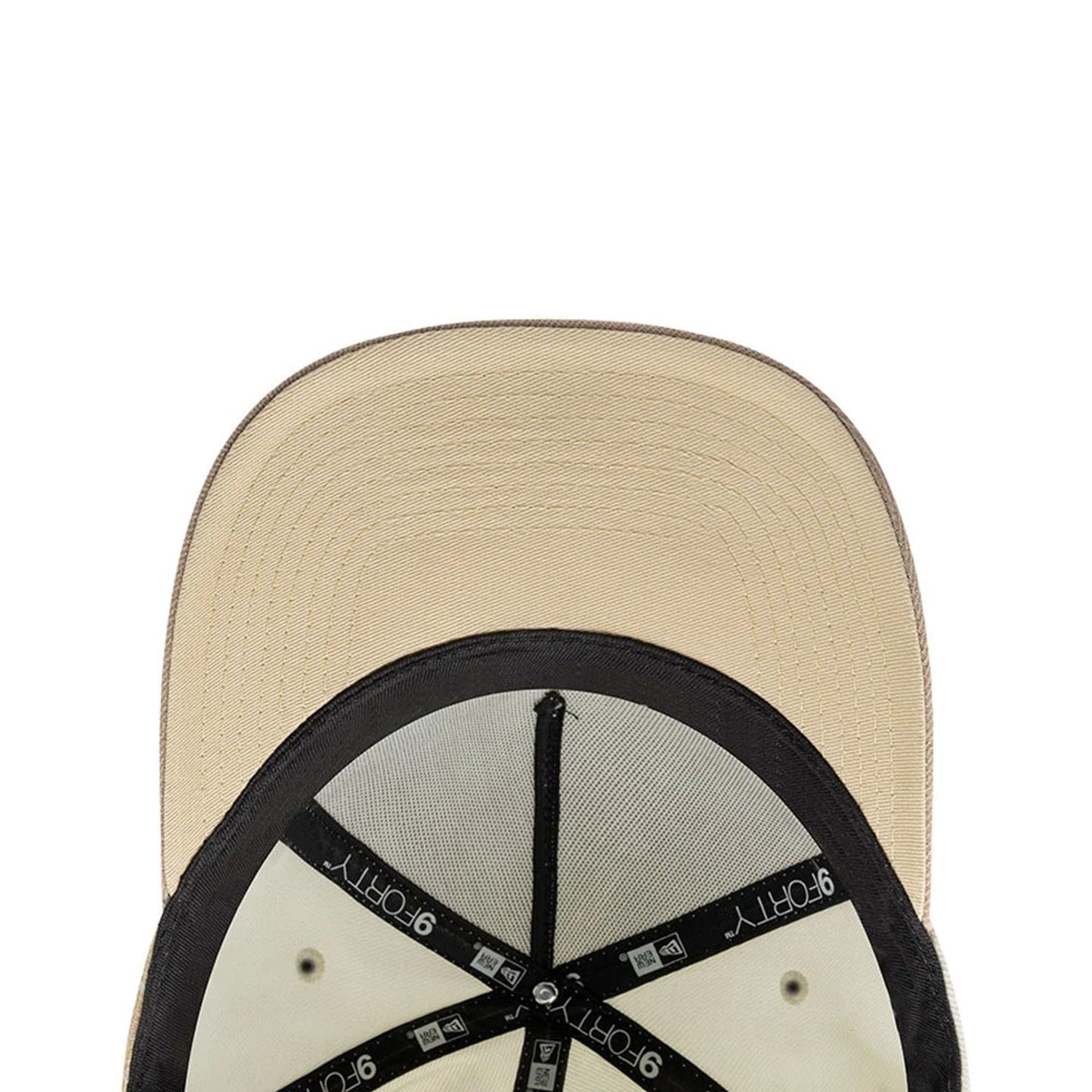 Pictured is this MLB Gothic Script LA Dodgers 9FORTY A-Frame cap in white. 6