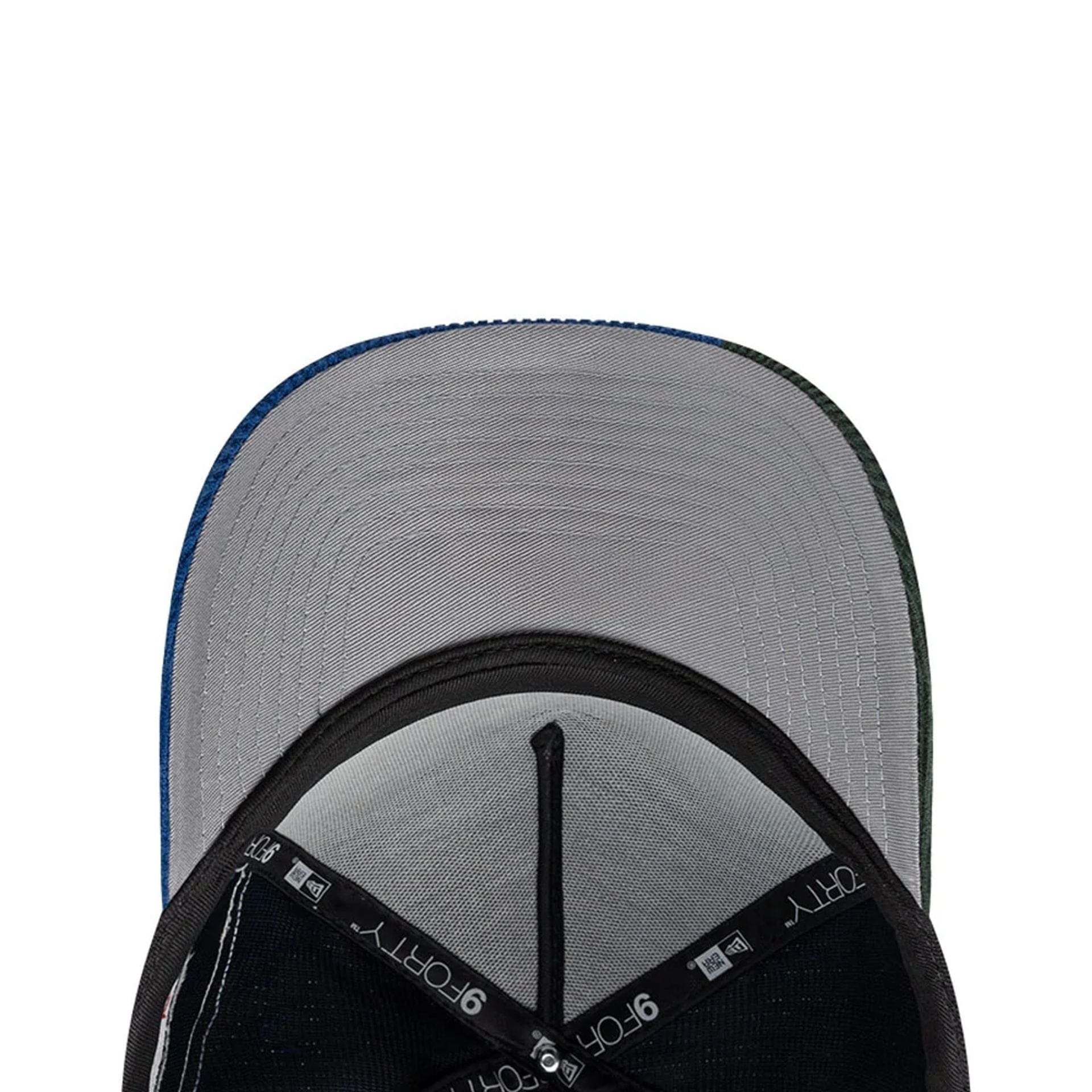 Pictured is this MLB Patchwork LA Dodgers 9FORTY A-Frame cap in dark blue. 2