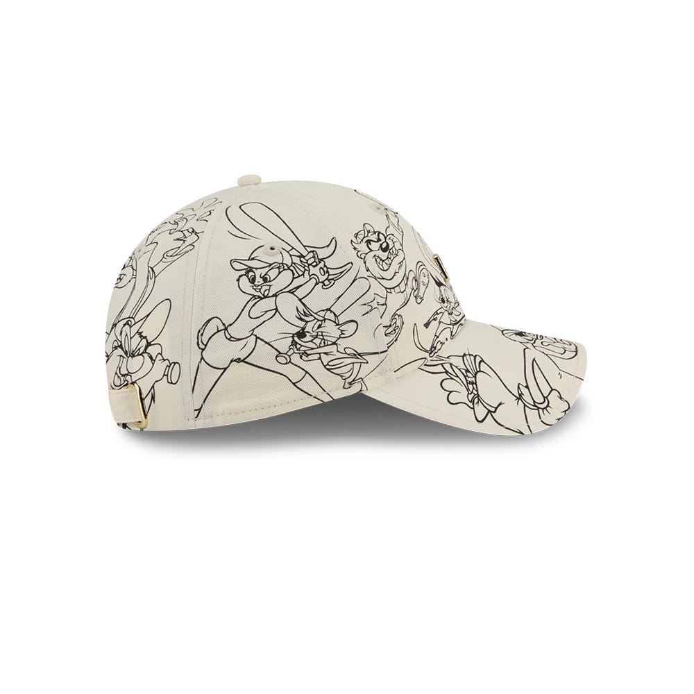 Pictured is this MiLB X Looney Tunes Minor League Logo Casual Classic Adjustable cap in Cream. 7