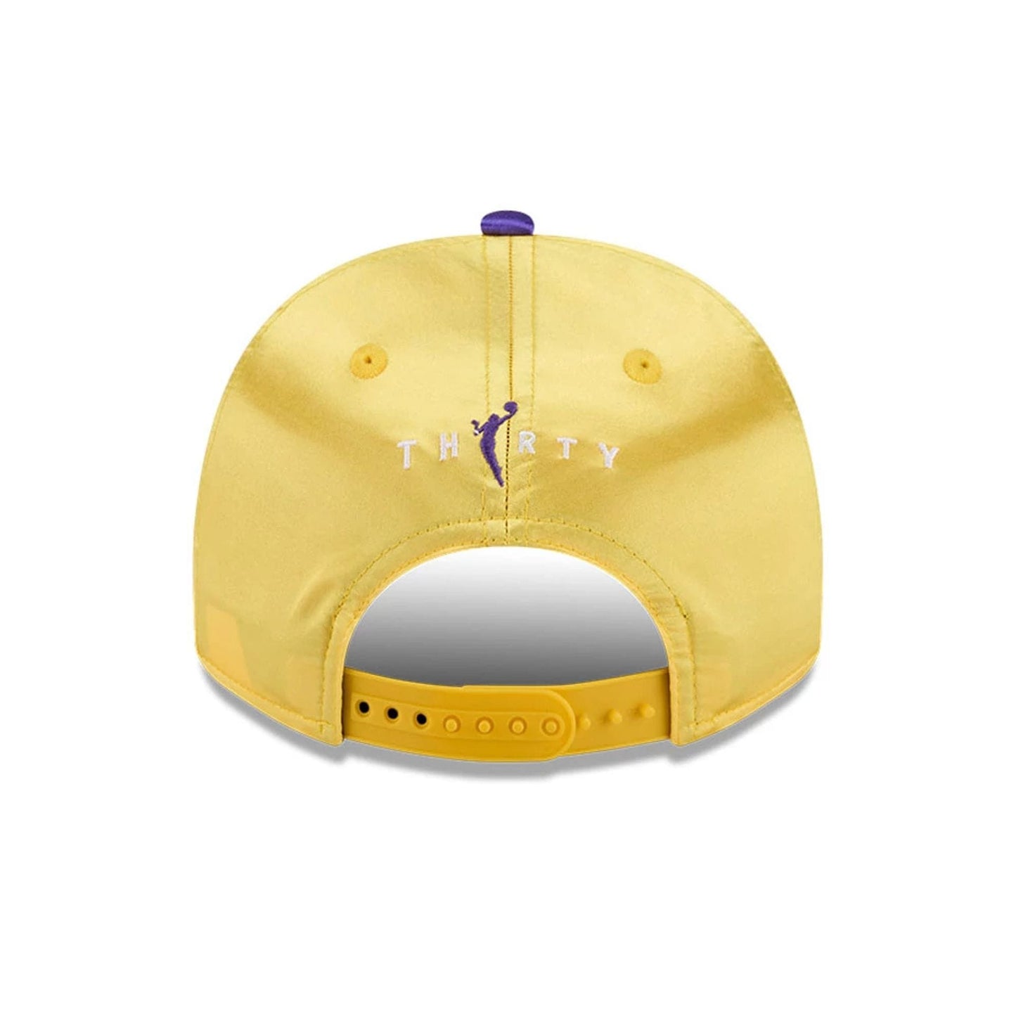 Pictured is this WNBA Draft 2026 Los Angeles Sparks 9FIFTY A-Frame Snapback cap in yellow. 7