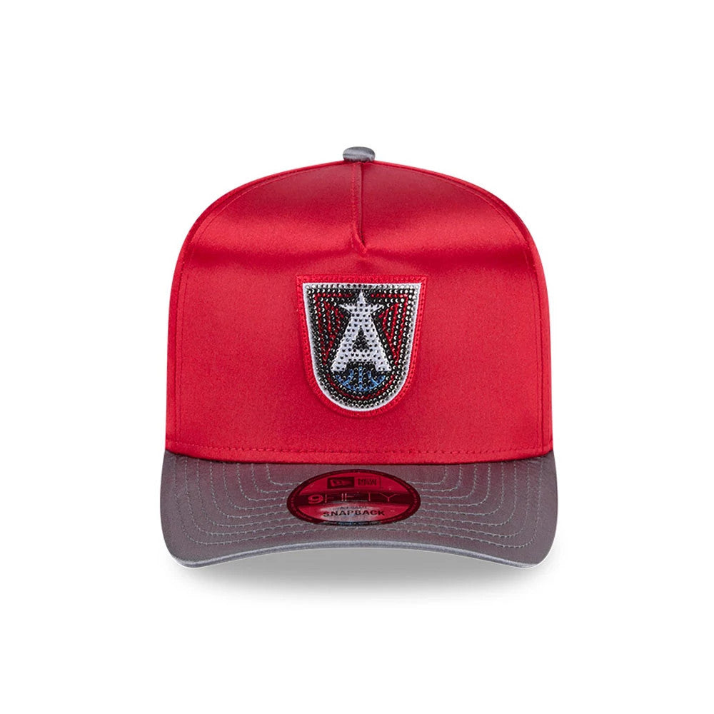 Pictured is this WNBA Draft 2026 Atlanta Dream 9FIFTY A-Frame Snapback cap in red. 3