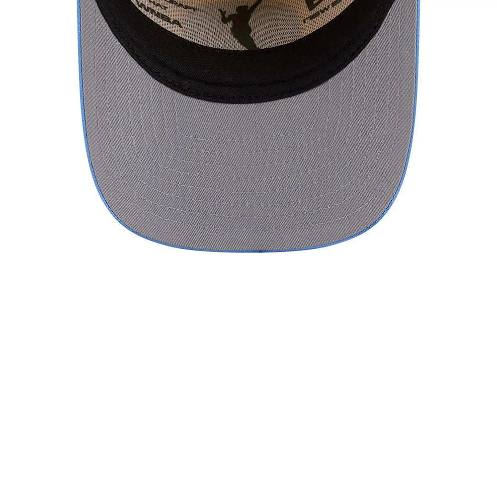 Pictured is this WNBA Draft 2026 Chicago Sky 9FIFTY A-Frame Snapback cap in yellow. 2