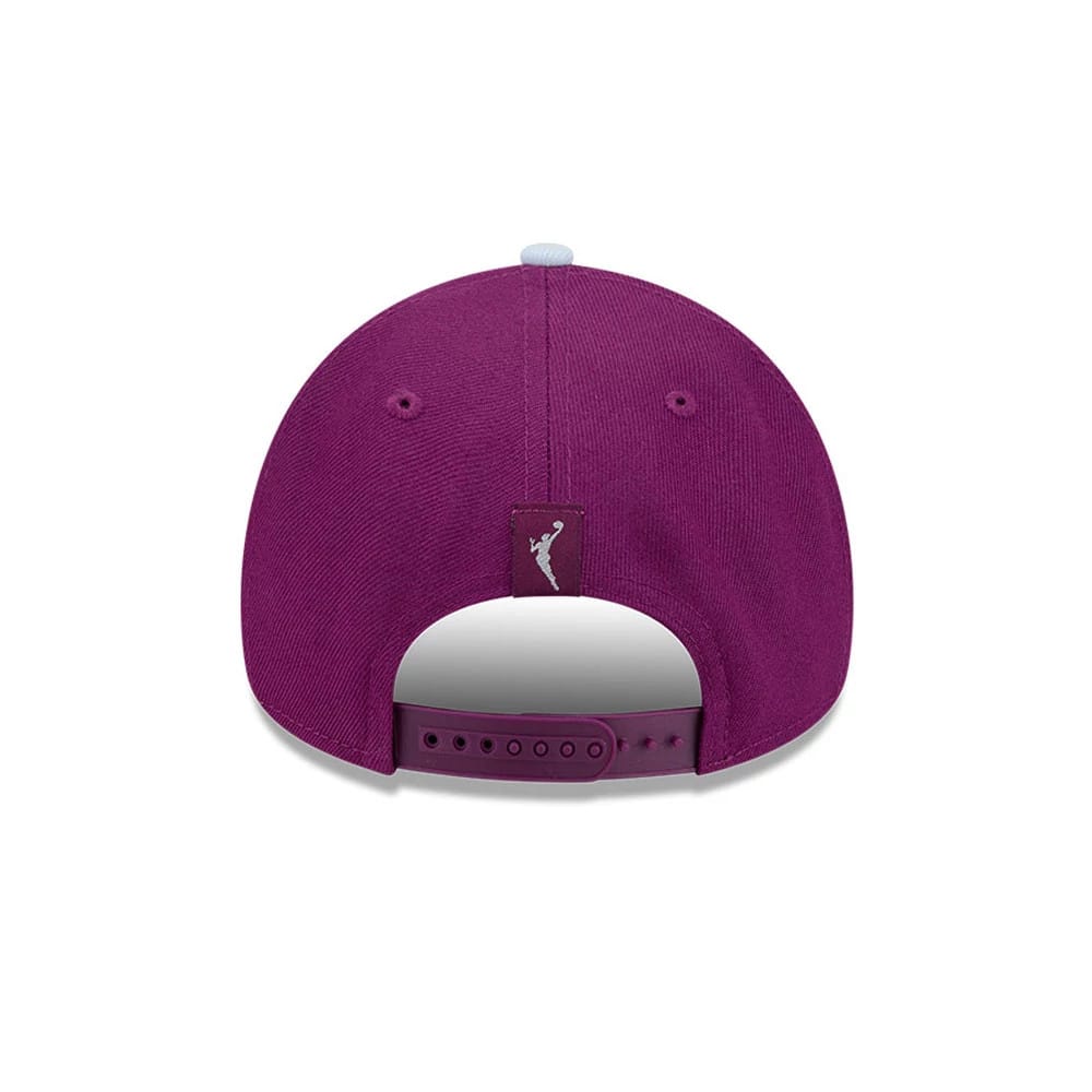 Pictured is this WNBA Tip Off 2026 Toronto Tempo 9FORTY A-Frame cap in dark red. 4