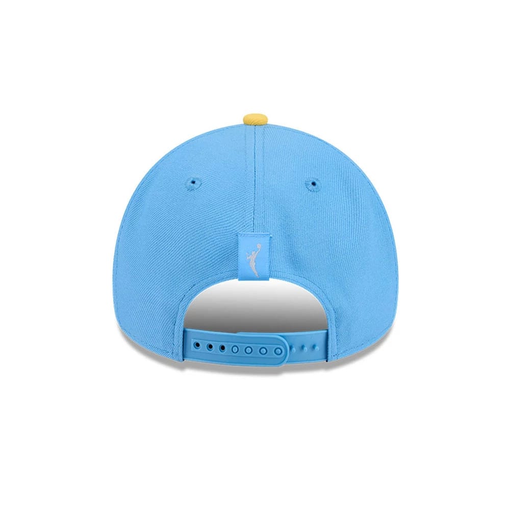 Pictured is this WNBA Tip Off 2026 Chicago Sky 9FORTY A-Frame cap in light blue. 3