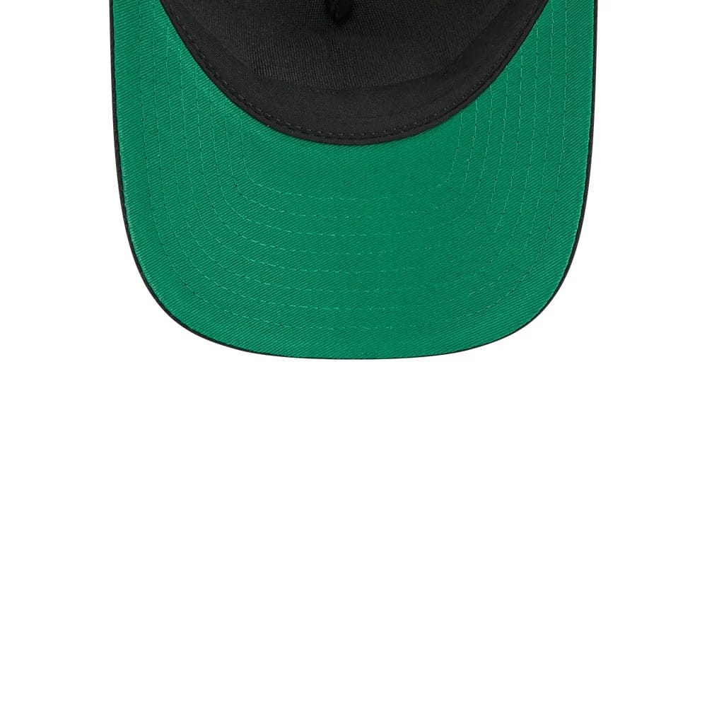 Pictured is this NHL Stanley Cup Champions Pittsburgh Penguins 9FORTY M-Crown A-Frame Trucker Adjustable cap in black. 2