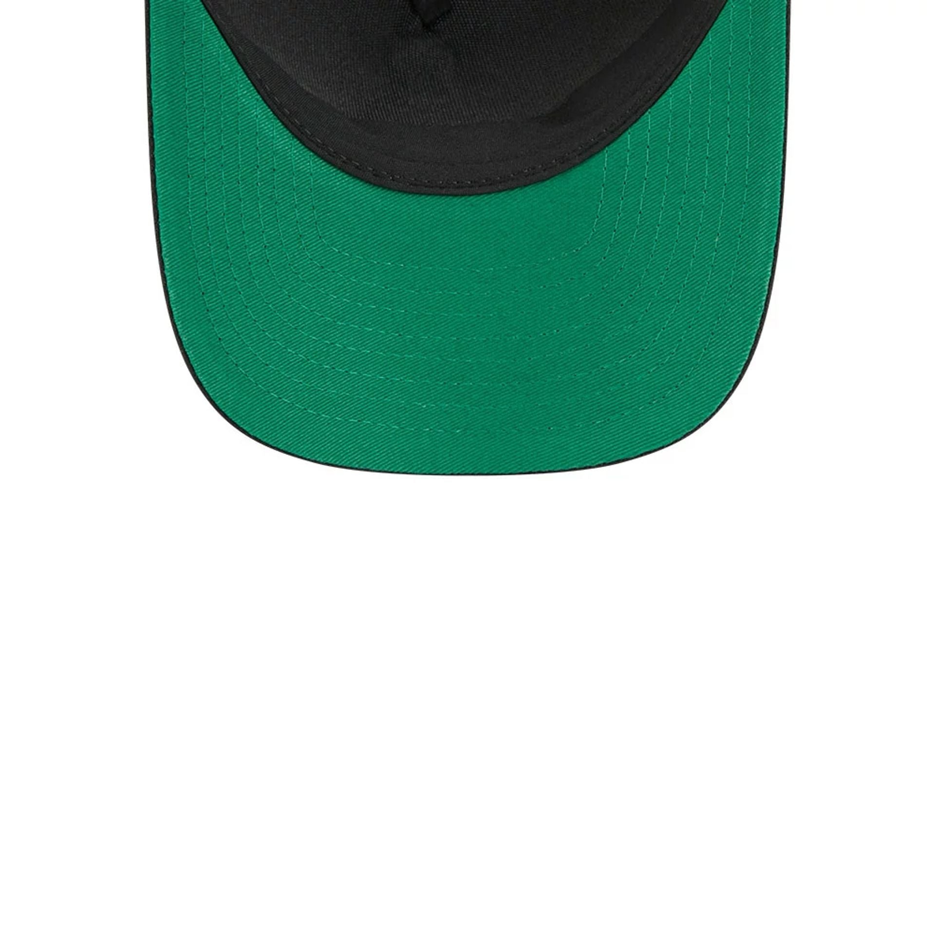 Pictured is this NHL Stanley Cup Champions Edmonton Oilers 9FORTY M-Crown A-Frame Trucker Adjustable cap in black. 2