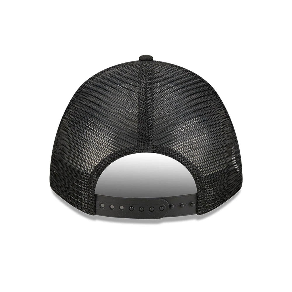 Pictured is this NHL Stanley Cup Champions Boston Bruins 9FORTY M-Crown A-Frame Trucker Adjustable cap in black. 7