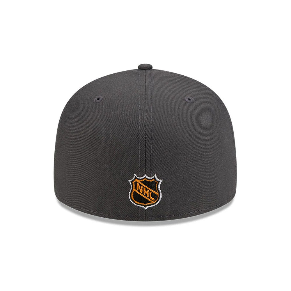 Pictured is this NHL Stanley Cup Champions New York Rangers 59FIFTY Fitted cap in dark grey. 7