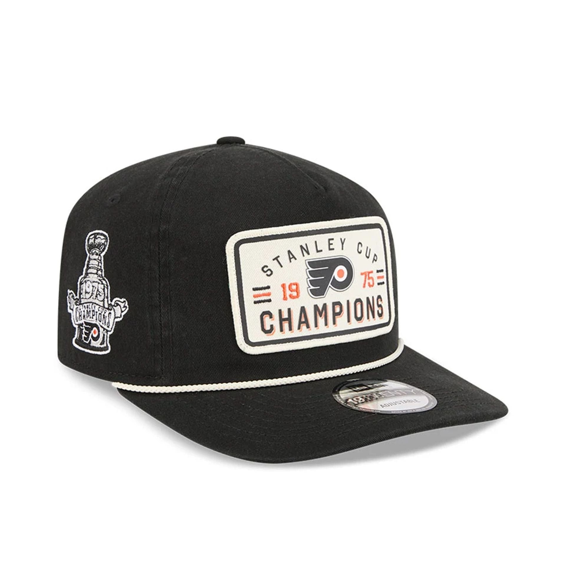 Pictured is this NHL Stanley Cup Champions Philadelphia Flyers 19TWENTY Adjustable cap in black. 1