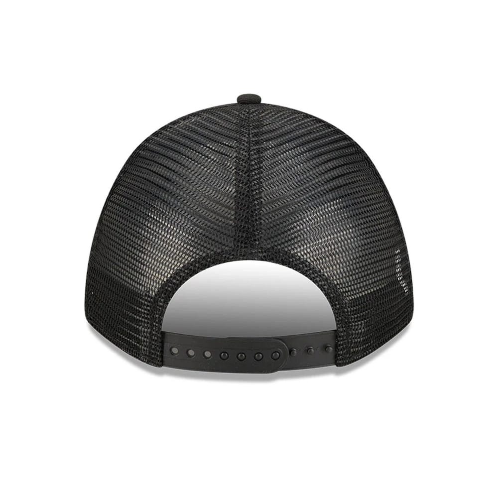 Pictured is this NHL Stanley Cup Champions Montreal Canadiens 9FORTY M-Crown A-Frame Trucker Adjustable cap in black. 7