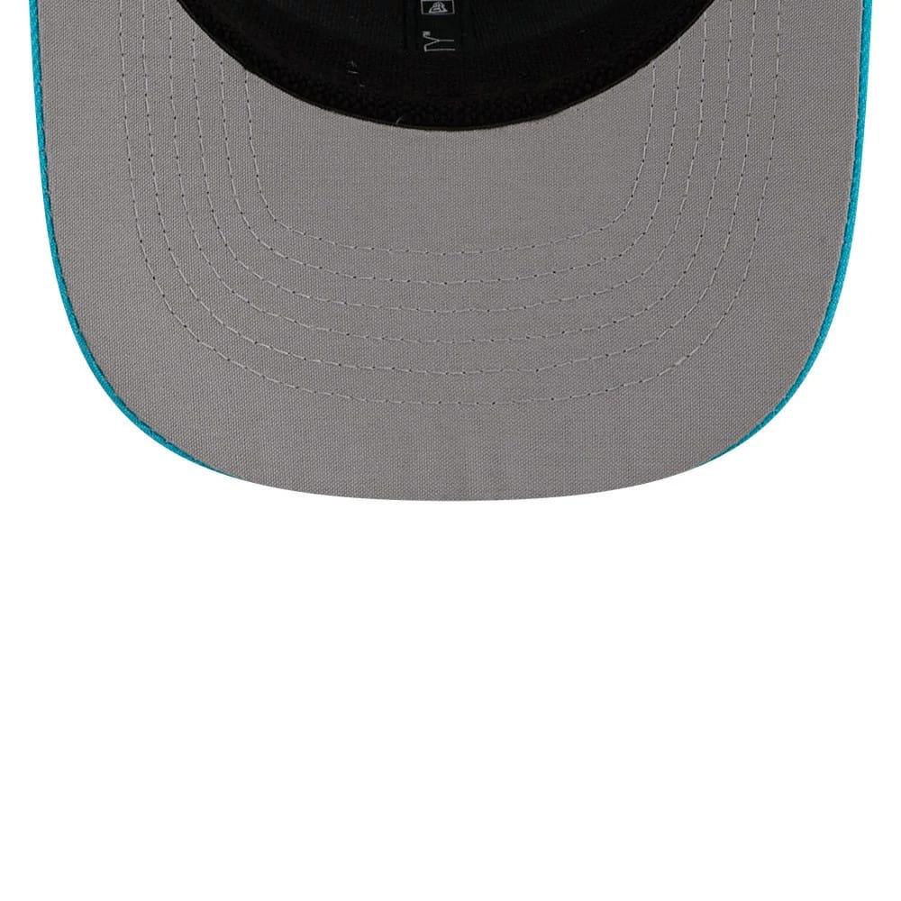 Pictured is this MiLB La Copa 2026 Hartford Yard Goats 9SEVENTY Stretch Snap cap in bright blue. 2