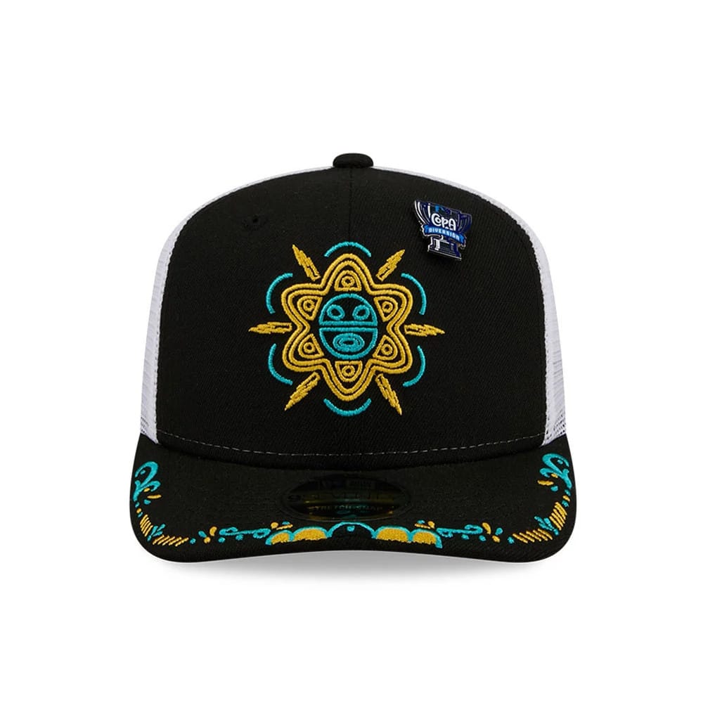 Pictured is this MiLB La Copa 2026 Buffalo Bisons 9SEVENTY Stretch Snap cap in black. 3