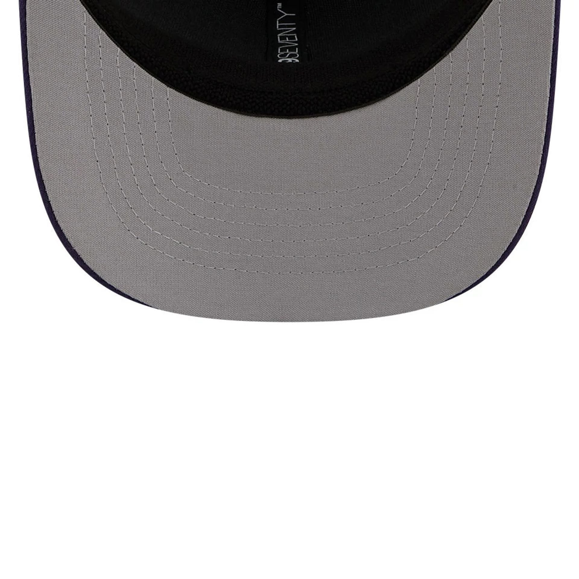 Pictured is this MiLB La Copa 2026 Brooklyn Cyclones 9SEVENTY Stretch Snap cap in purple. 2
