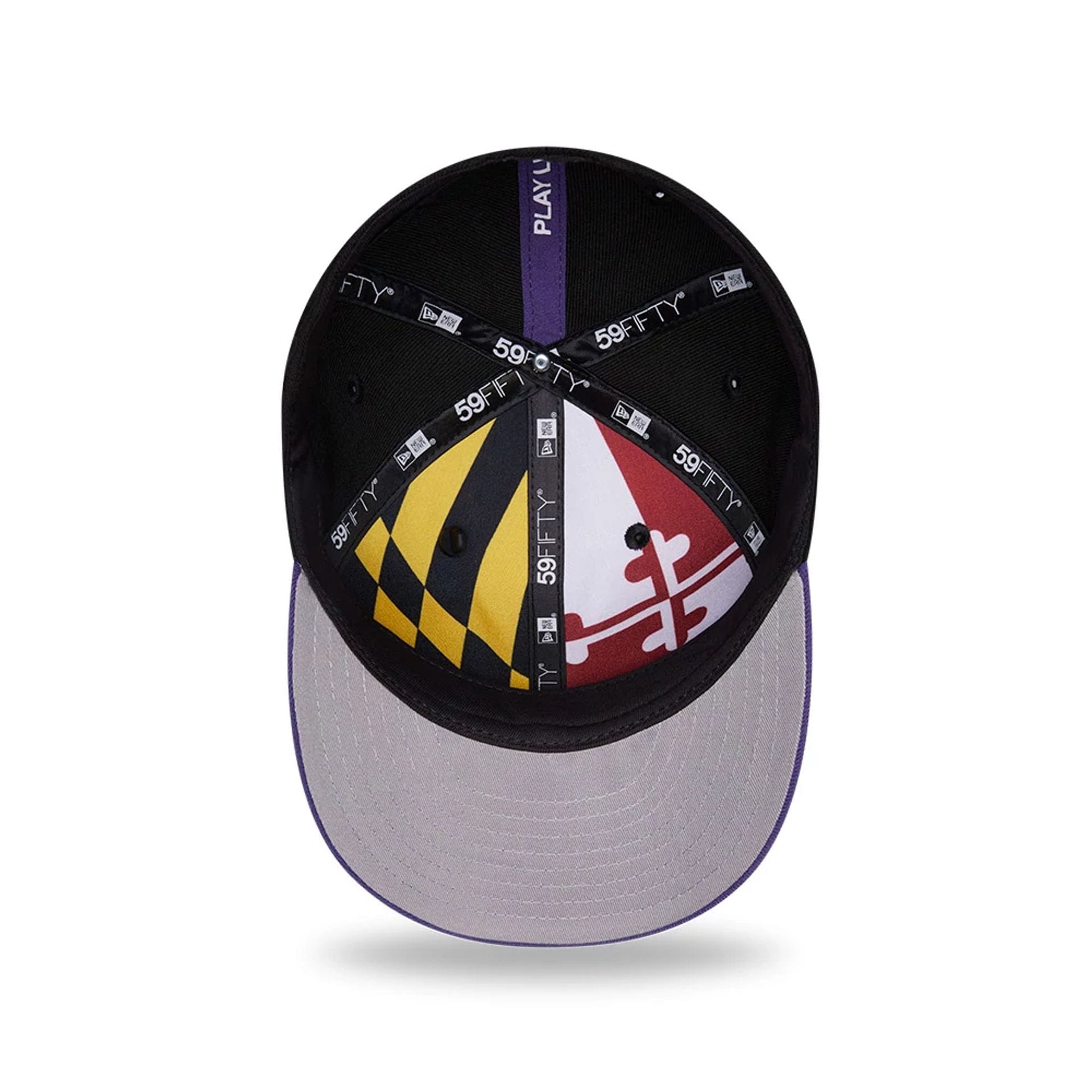 Pictured is this NFL Draft 2026 Baltimore Ravens 59FIFTY Fitted cap in black. 2