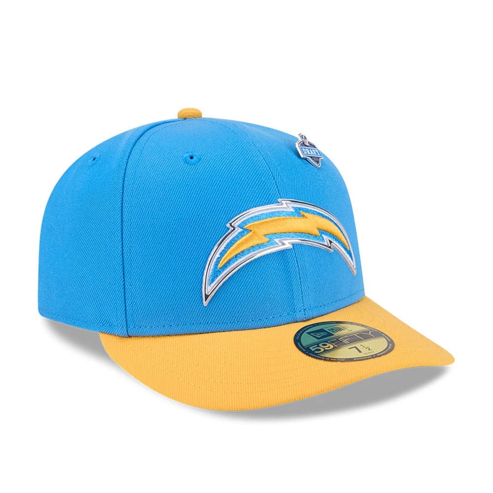 Pictured is this NFL Draft 2026 LA Chargers 59FIFTY Fitted cap in blue. 4