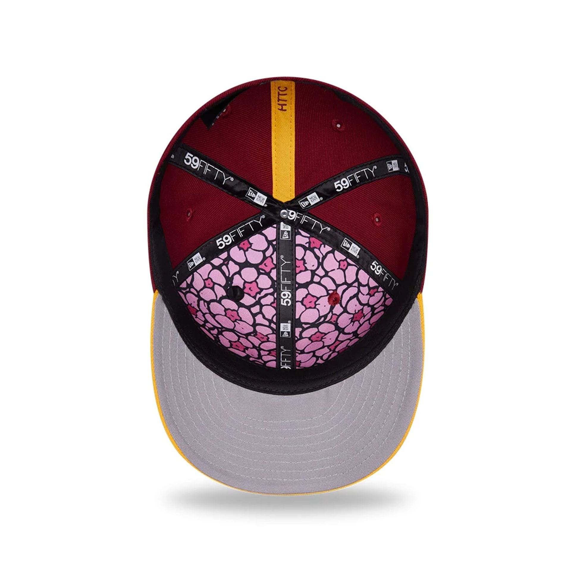 Pictured is this NFL Draft 2026 Washington Commanders 59FIFTY Fitted cap in dark red. 2