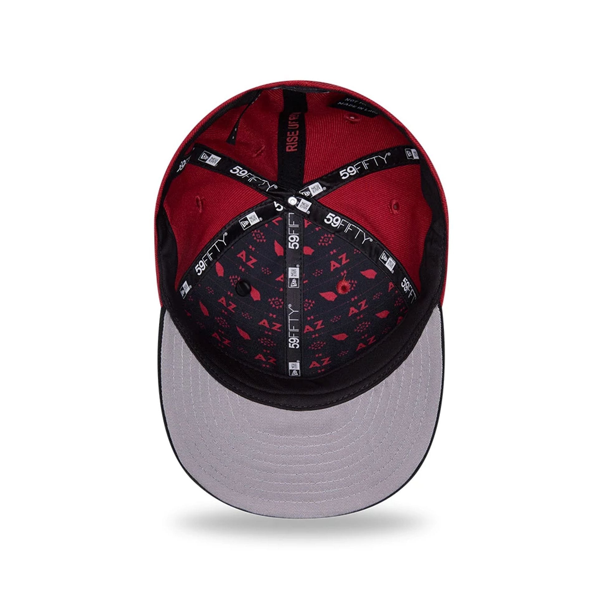 Pictured is this NFL Draft 2026 Arizona Cardinals 59FIFTY Fitted cap in dark red. 2