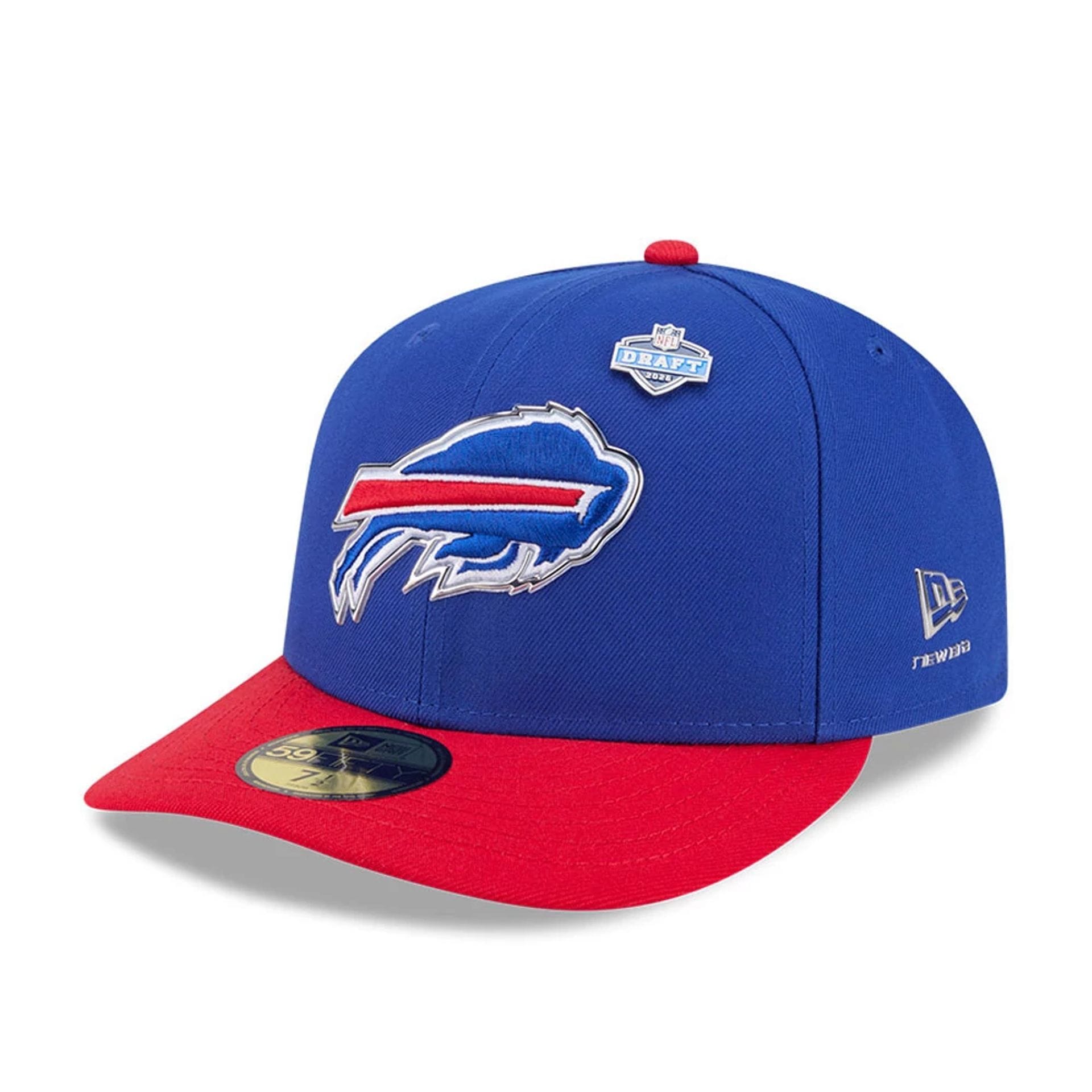 Pictured is this NFL Draft 2026 Buffalo Bills 59FIFTY Fitted cap in blue. 1