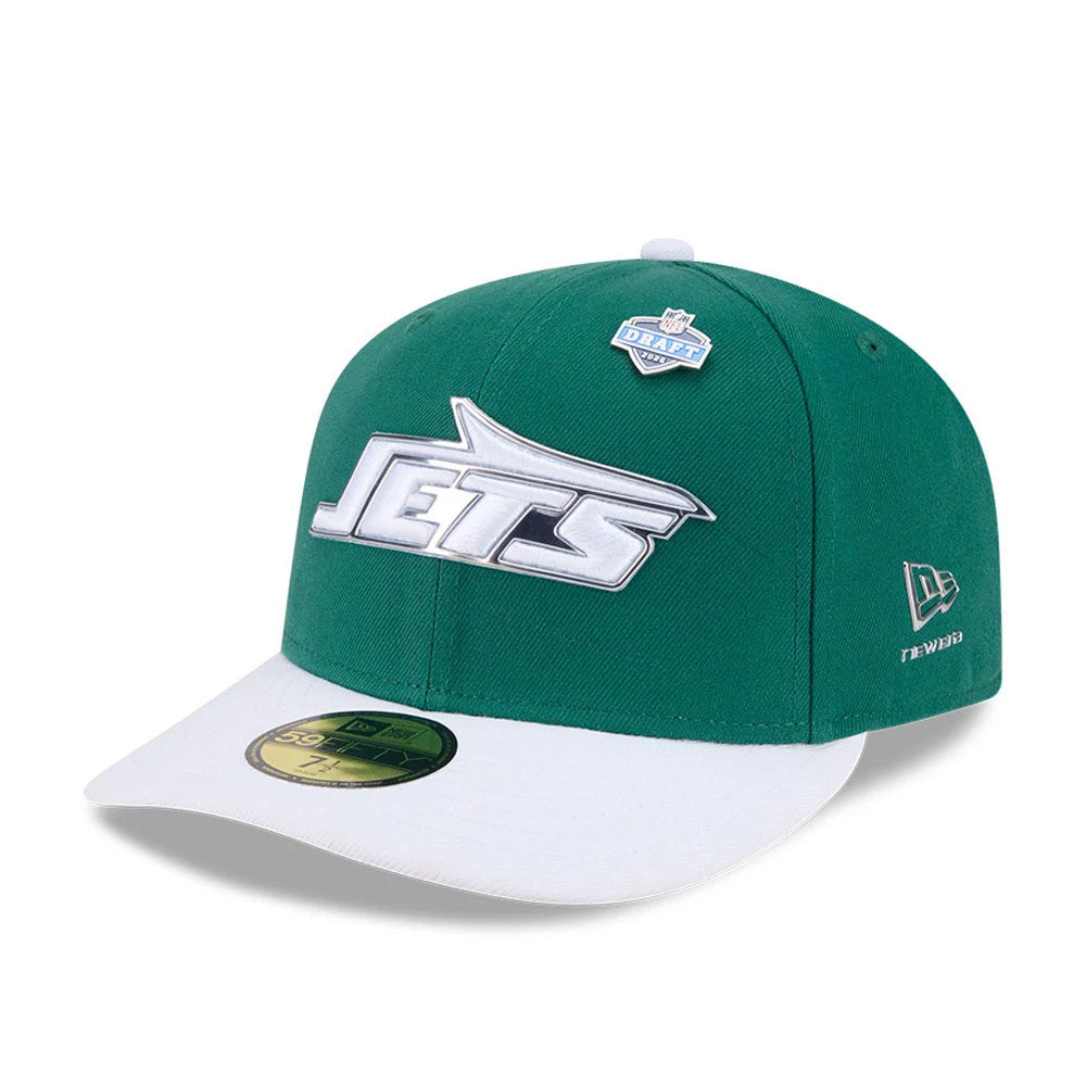 Pictured is this NFL Draft 2026 New York Jets 59FIFTY Fitted cap in green. 1