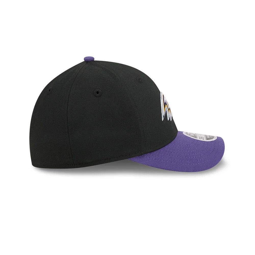 Pictured is this NFL Draft 2026 Baltimore Ravens 39THIRTY M-Crown Stretch Fit cap in black. 7