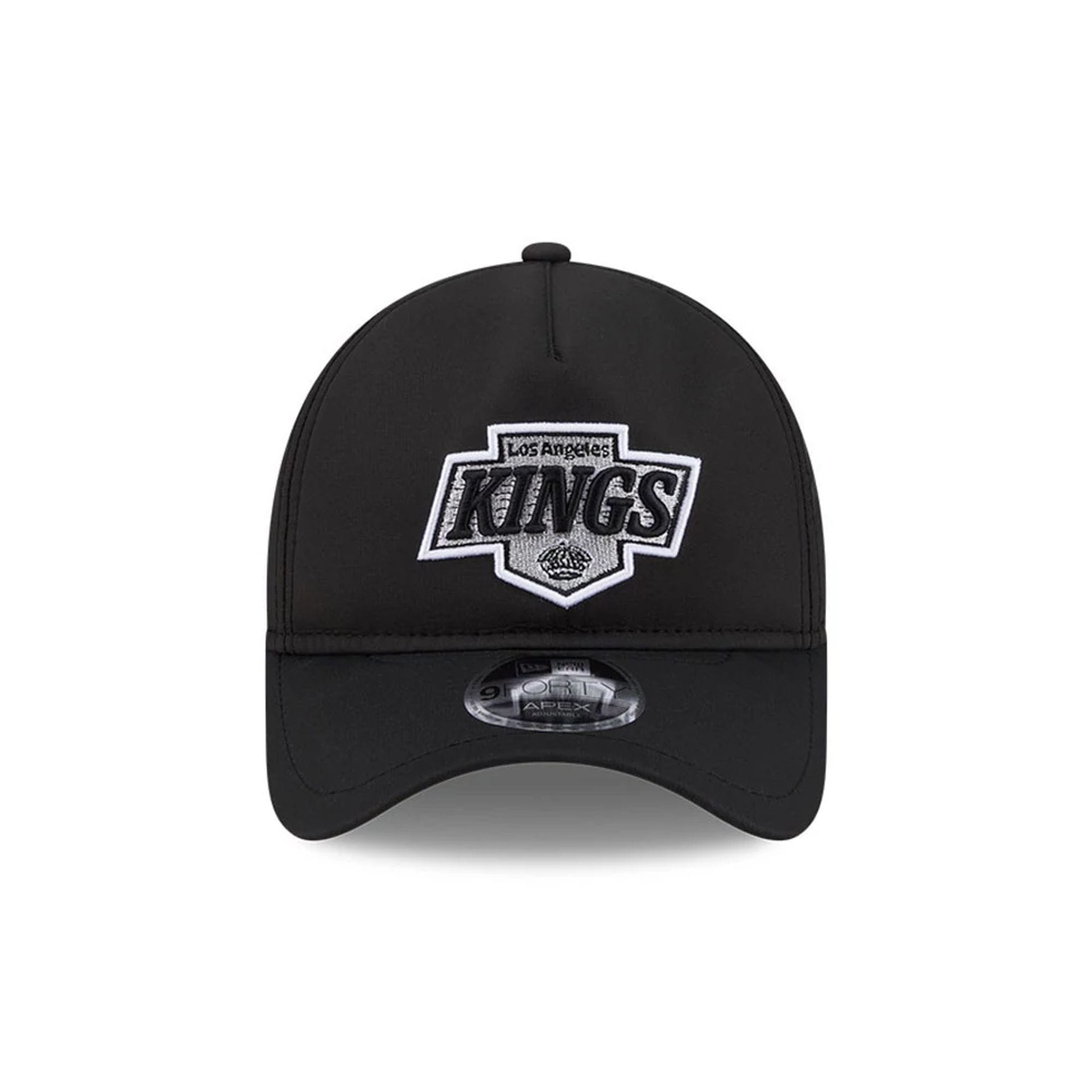 Pictured is this NHL Quickstrike LA Kings 9FORTY Apex cap in black. 2
