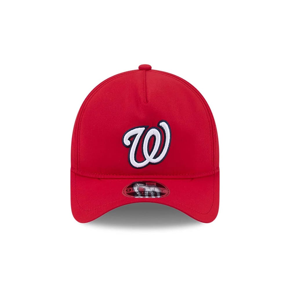 Pictured is this MLB Quickstrike Washington Nationals 9FORTY Apex cap in red. 3