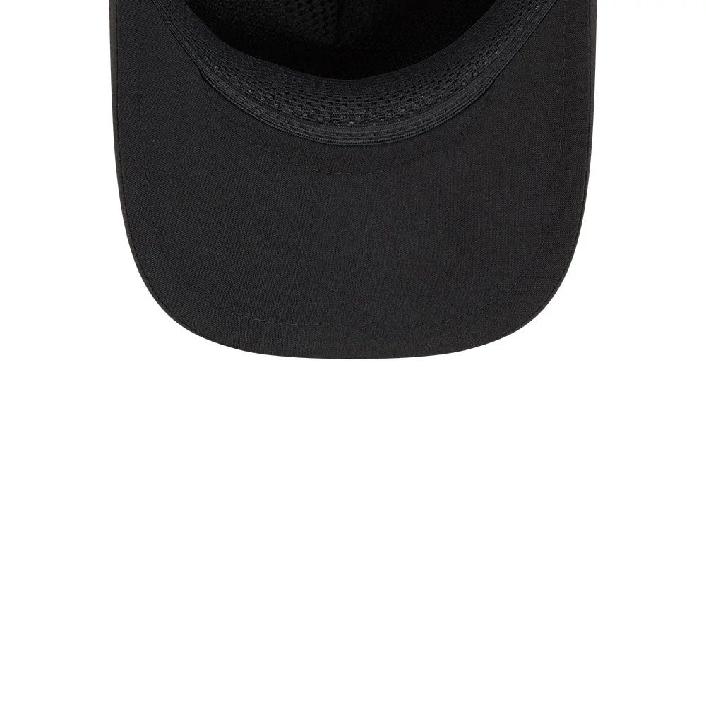 Pictured is this MLB Quickstrike Yankees 9FORTY Apex cap in black on black. 7