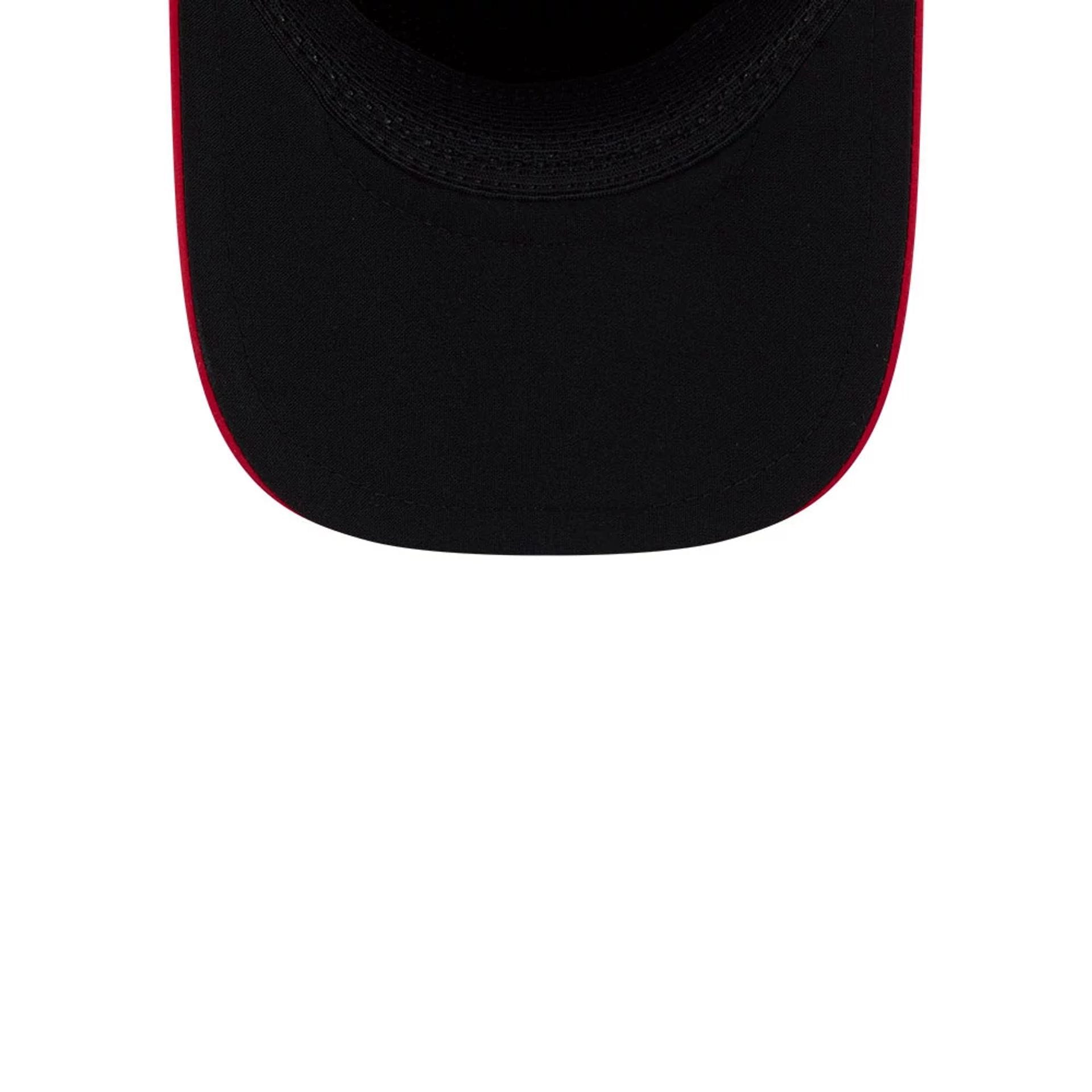 Pictured is this MLB Quickstrike LA Angels 9FORTY Apex cap in red. 2