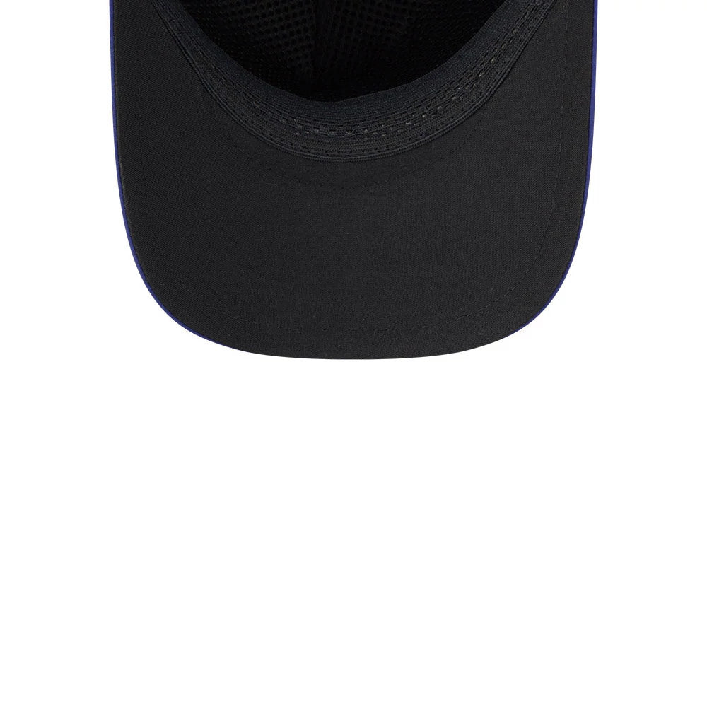 Pictured is this MLB Quickstrike LA Dodgers 9FORTY Apex cap in dark blue. 2