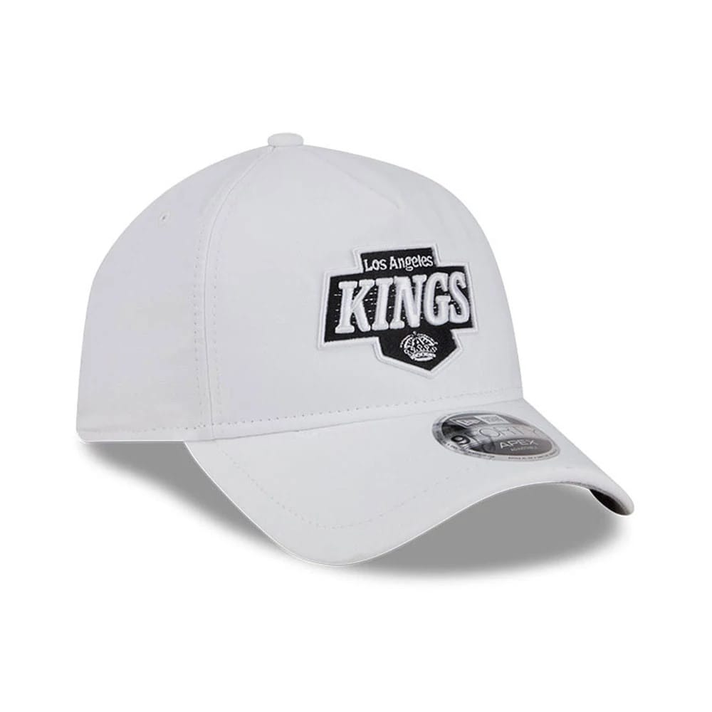 Pictured is this NHL Quickstrike LA Kings 9FORTY Apex cap in white. 3