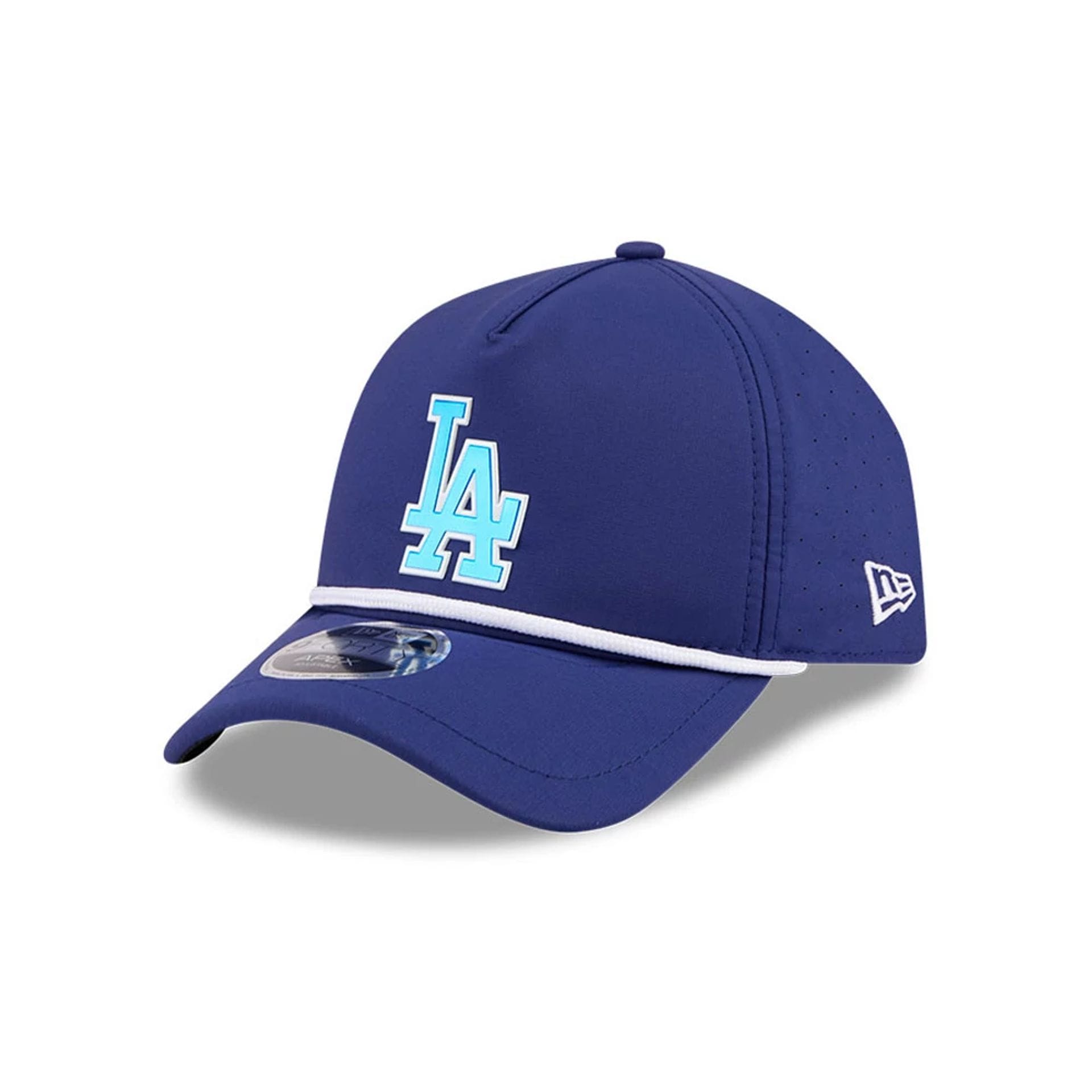 Pictured is this MLB Quickstrike LA Dodgers 9FORTY Apex cap in dark blue. 1