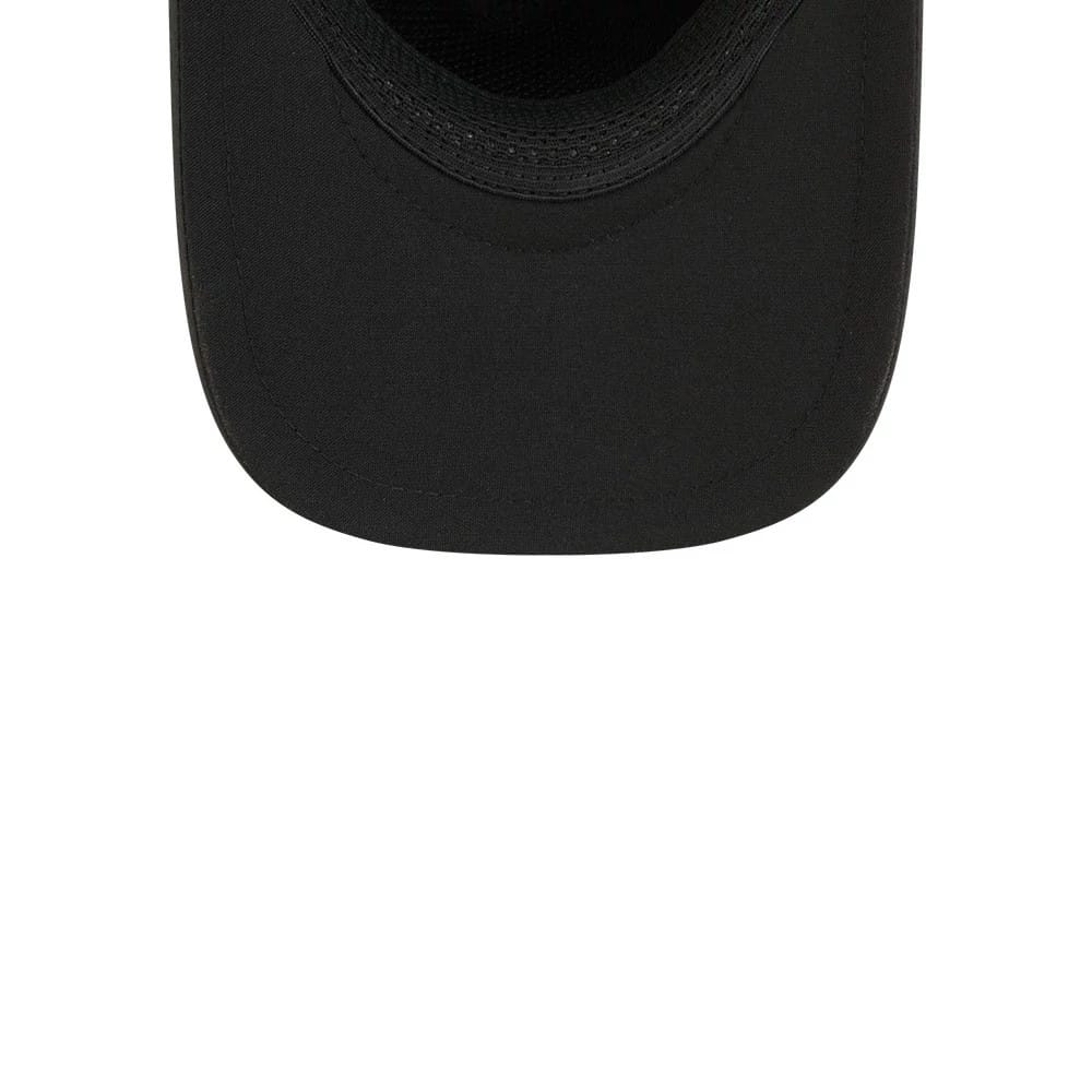 Pictured is this NFL Quickstrike Las Vegas Raiders 9FORTY Apex cap in black. 7
