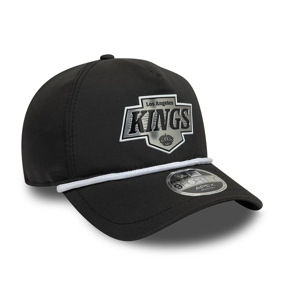 Pictured is this NHL Quickstrike LA Kings 9FORTY Apex cap in black. 3