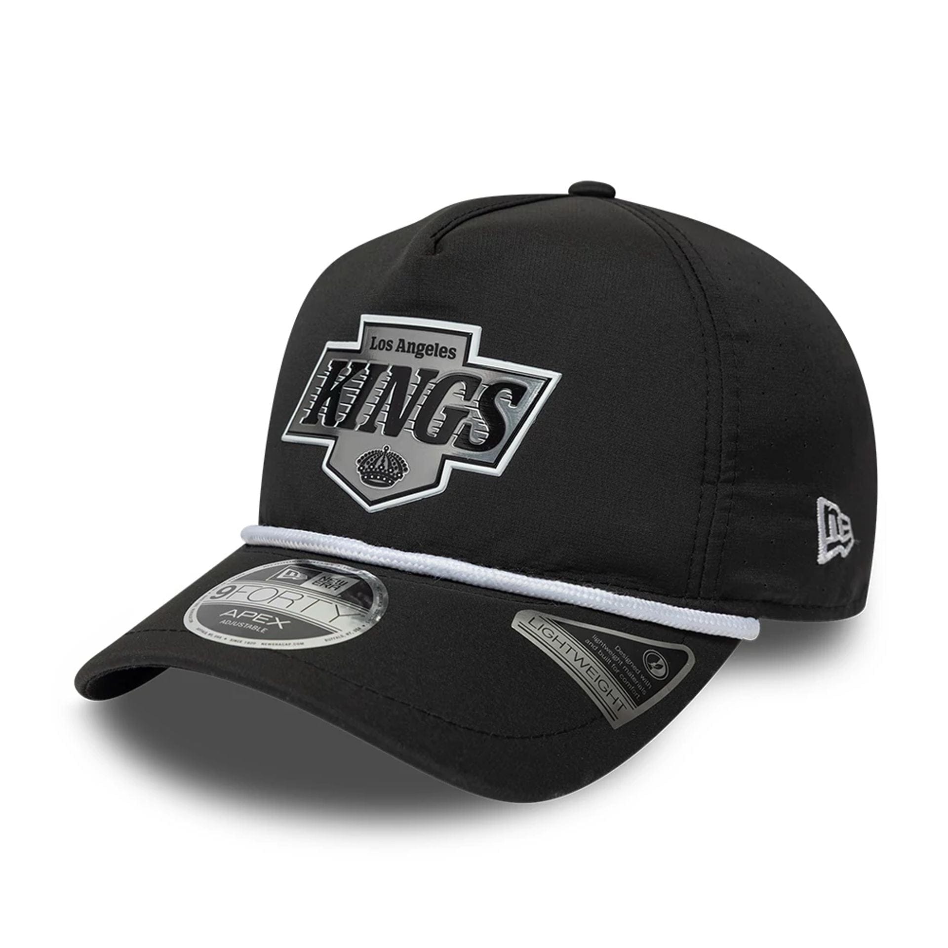 Pictured is this NHL Quickstrike LA Kings 9FORTY Apex cap in black. 1