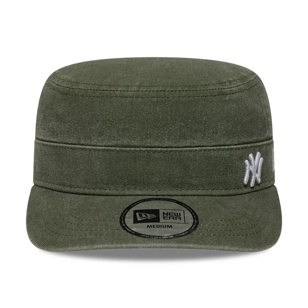 Pictured is this MLB Military Quickstrike New York Yankees Military cap in green. 2