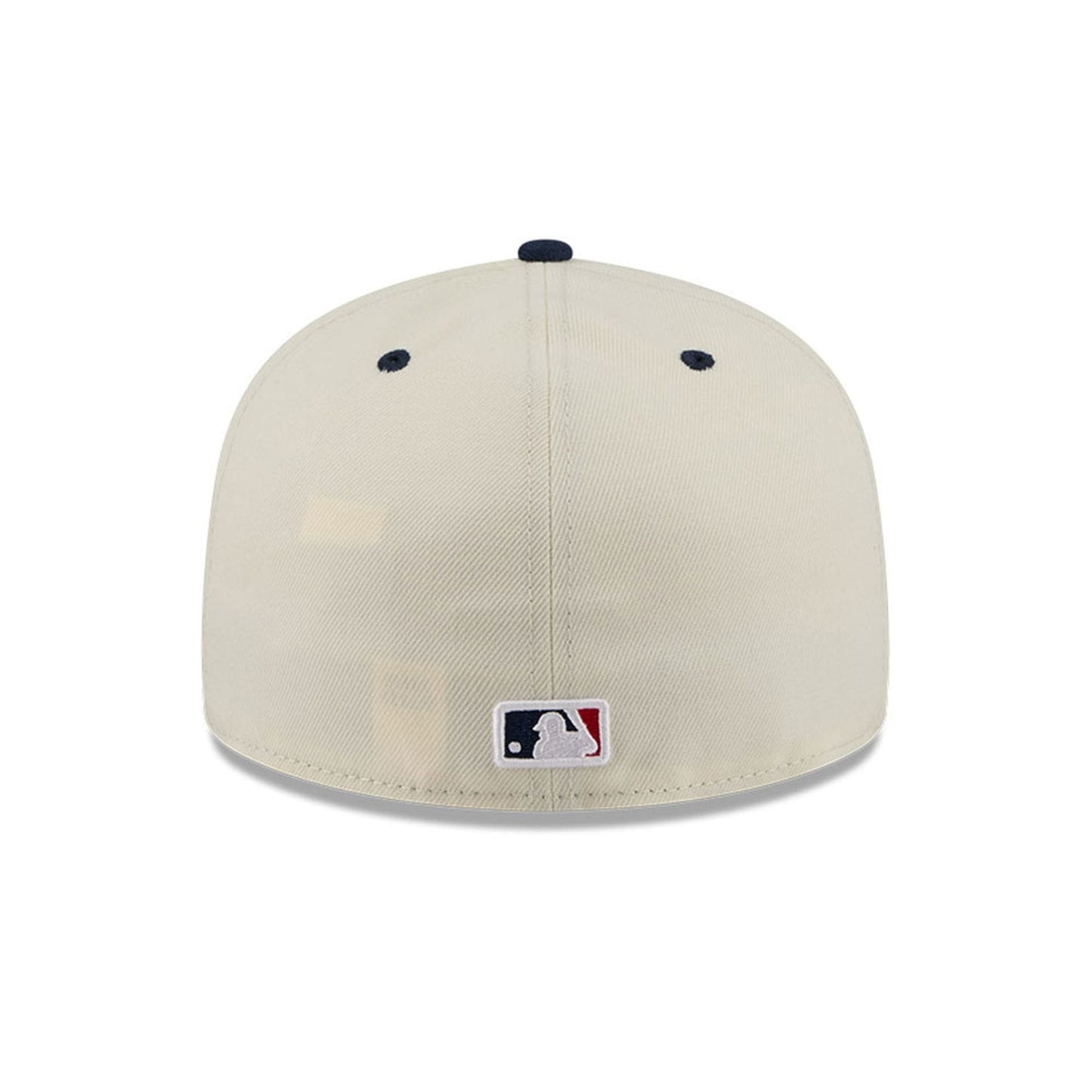 Pictured is this MLB 4th Of July 2026 LA Dodgers 59FIFTY Fitted cap in cream. 6