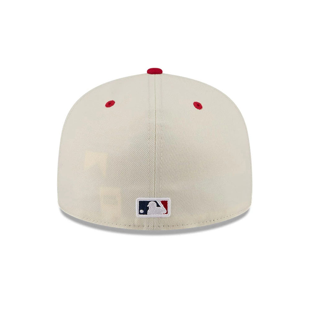 Pictured is this MLB 4th Of July 2026 Chicago White Sox 59FIFTY Fitted cap in red. 7