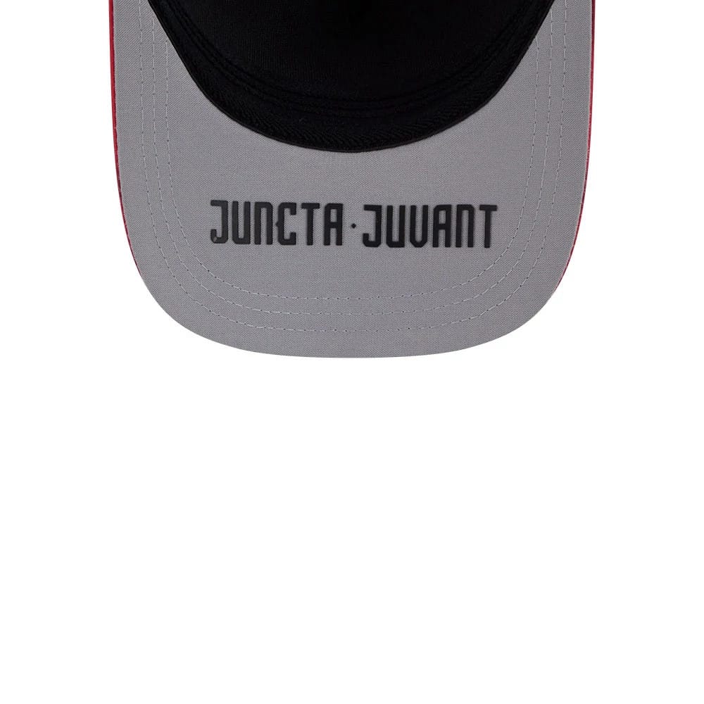 Pictured is this MLB City Connect Cincinnati Reds 39THIRTY M-Crown A-Frame Stretch Fit cap in black. 2