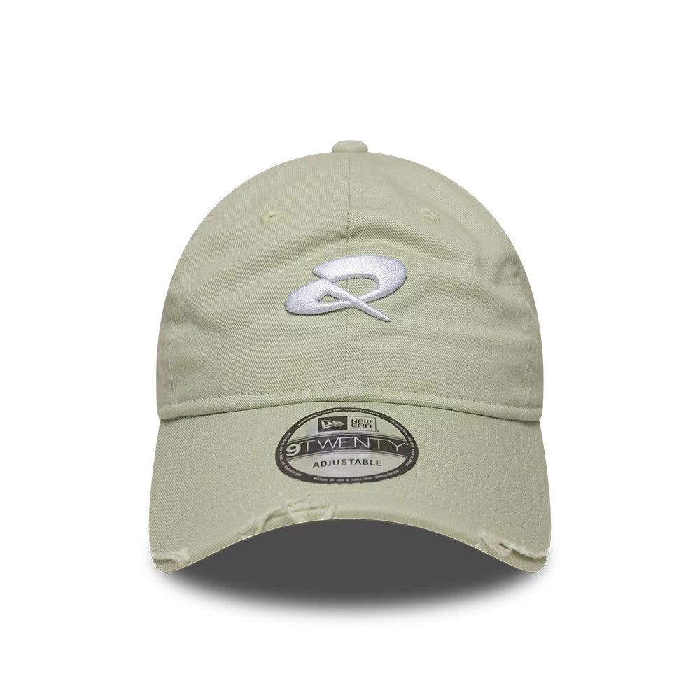 Pictured is this Quadrant X New Era Distressed 9TWENTY cap in pastel green. 2