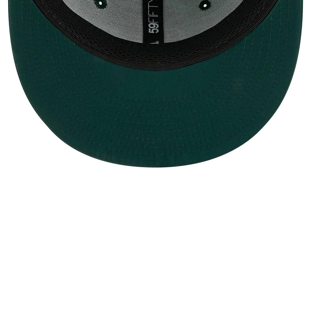Pictured is this MLB Batting Practice 2026 Athletics 59FIFTY Fitted cap in dark green. 7