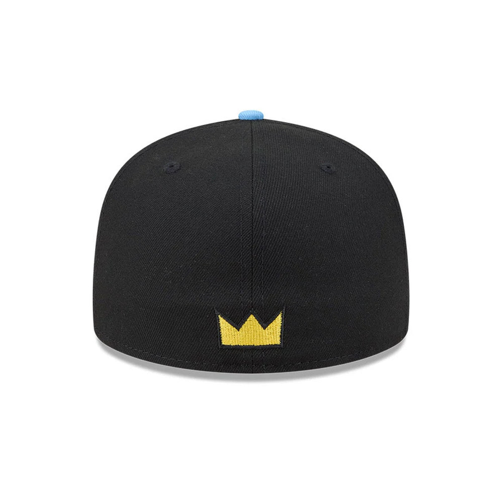 Pictured is this Nickelodeon Fairly Oddparents Jorgen Von Strangle 59FIFTY Fitted cap in black. 7