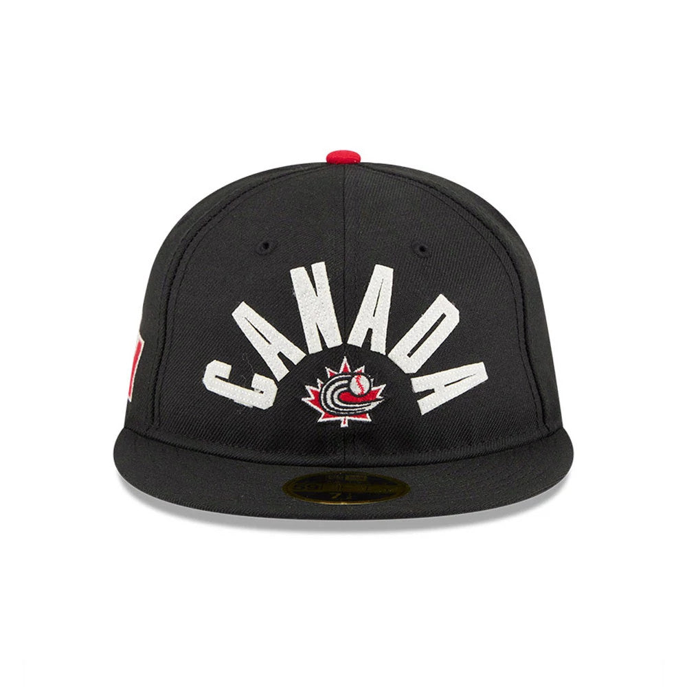 Pictured is this WBC Classical Script Canada Retro Crown 59FIFTY Fitted cap in black. 3