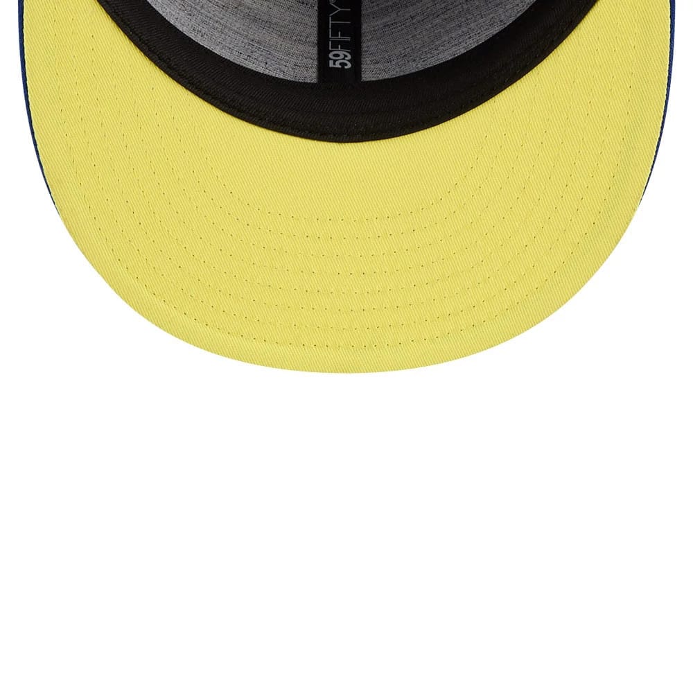 Pictured is this WBC Classical Script Brazil Retro Crown 59FIFTY Fitted cap in blue. 2
